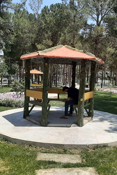 خرید و قیمت آلاچیق بتنی کد 625