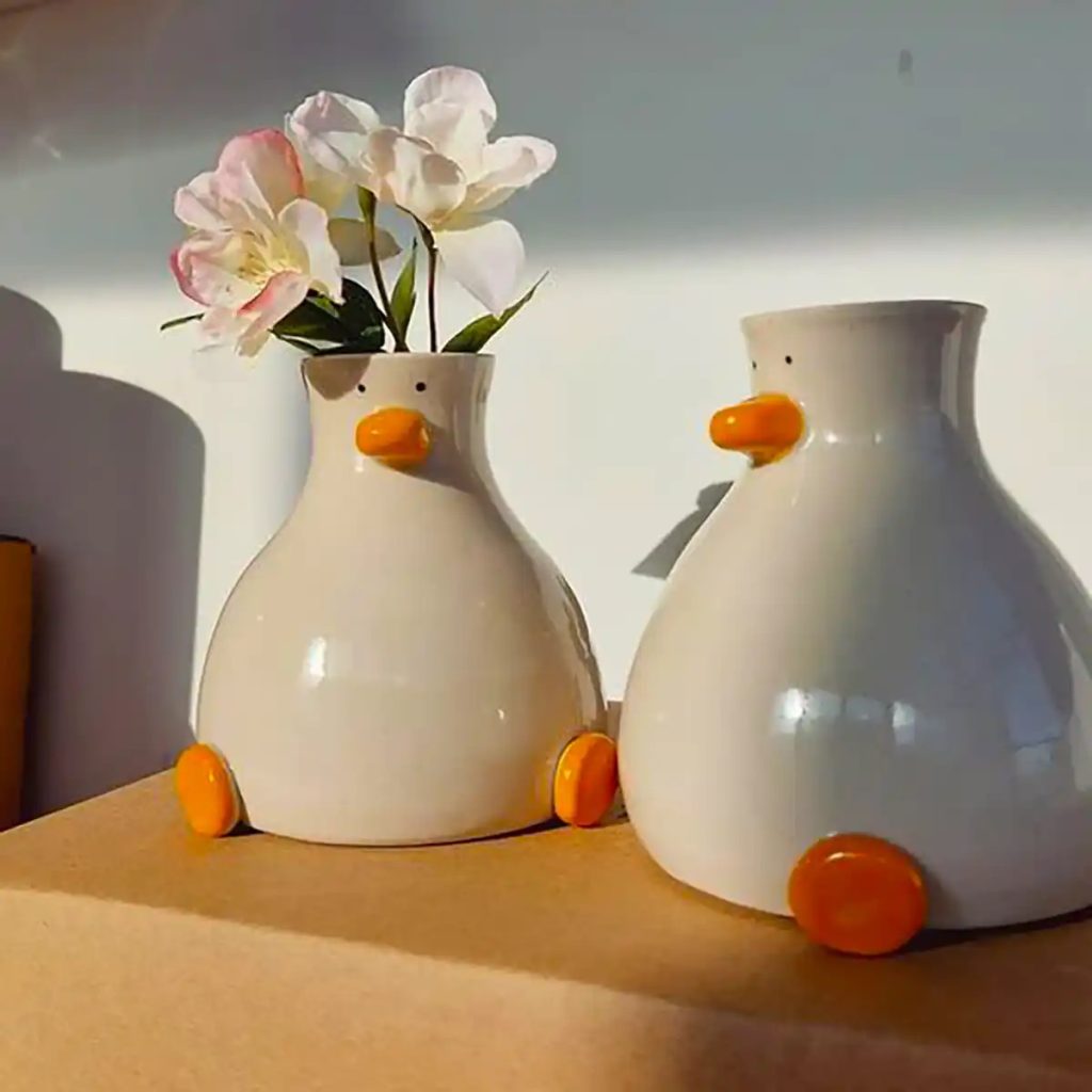 دکوراسیون داخلی گلدان سفالی فانتزی