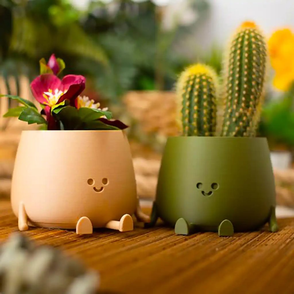 دکوراسیون داخلی گلدان سفالی فانتزی