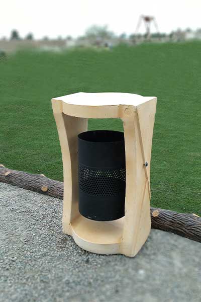 خرید و قیمت سطل زباله بتنی کد 910